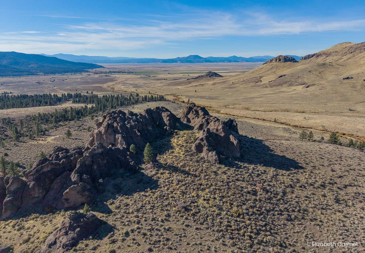 Scenic view of Washoe homelands landscape